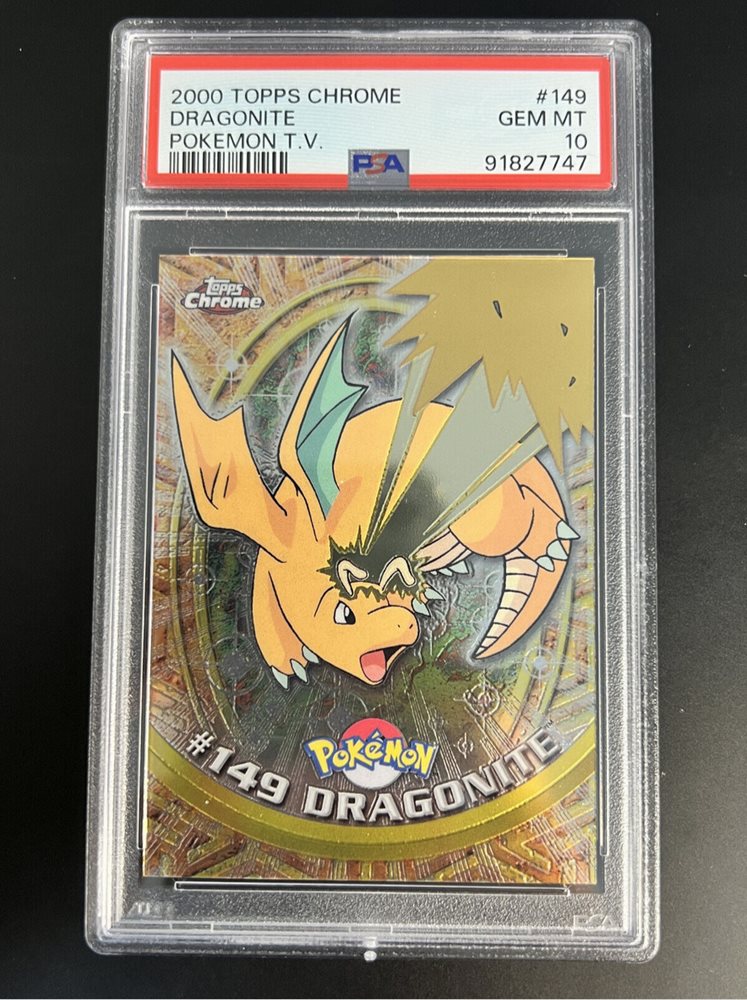 2000 Topps Chrome #149 カイリュー Dragonite PSA 10 2000 Pokemon