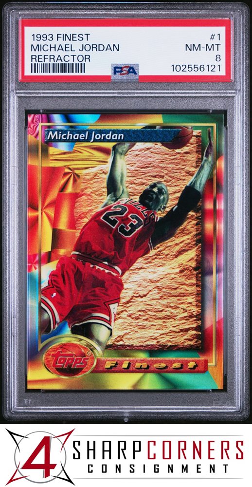 Michael jordan refractor finest ジョーダン　レア Goldin