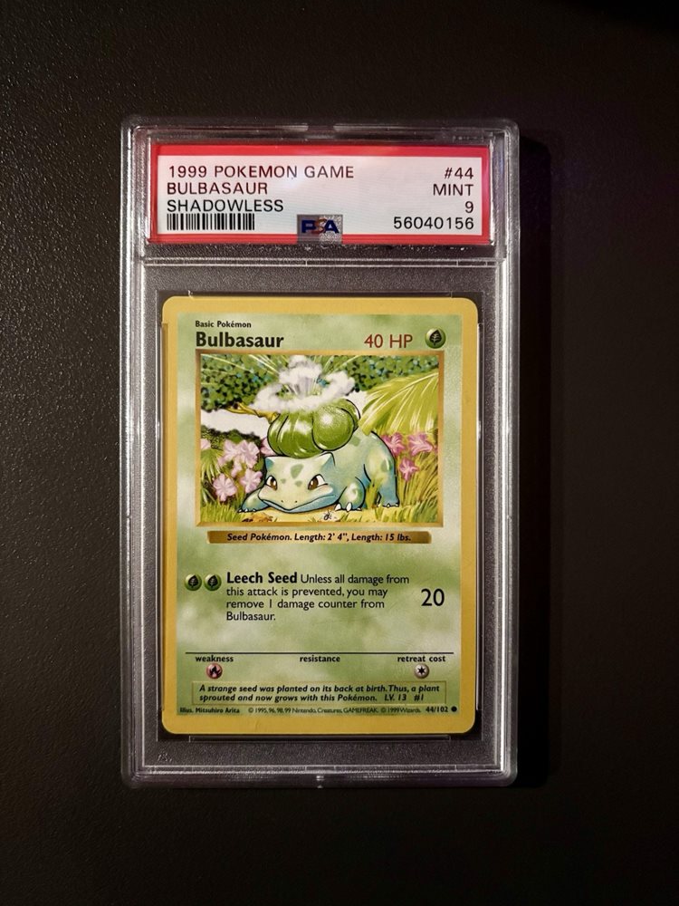 Auction Prices Realized Tcg Cards 1999 POKEMON GAME Bulbasaur