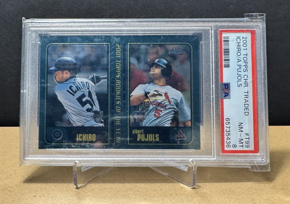 その他 MLB ichiro&pujols rookiecard !!!!!chrome Albert Pujols 2001 Topps Chrome Traded #T99 Rookies of the