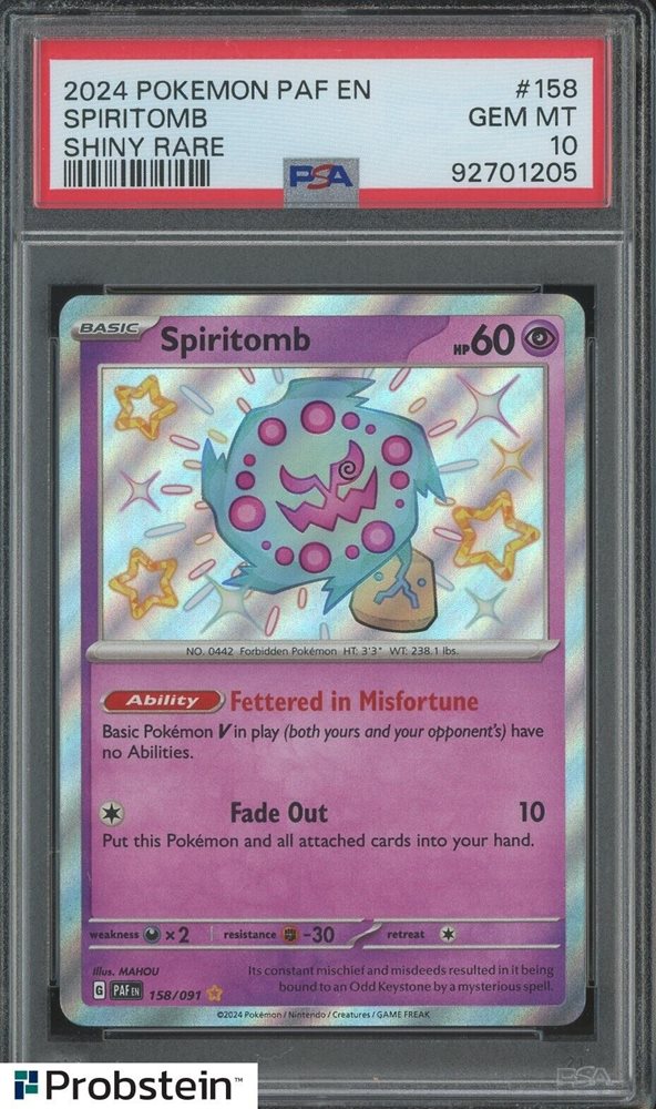 eBay Auction Item 387203588423 Tcg Cards 2024 Pokemon Paf En-Paldean Fates