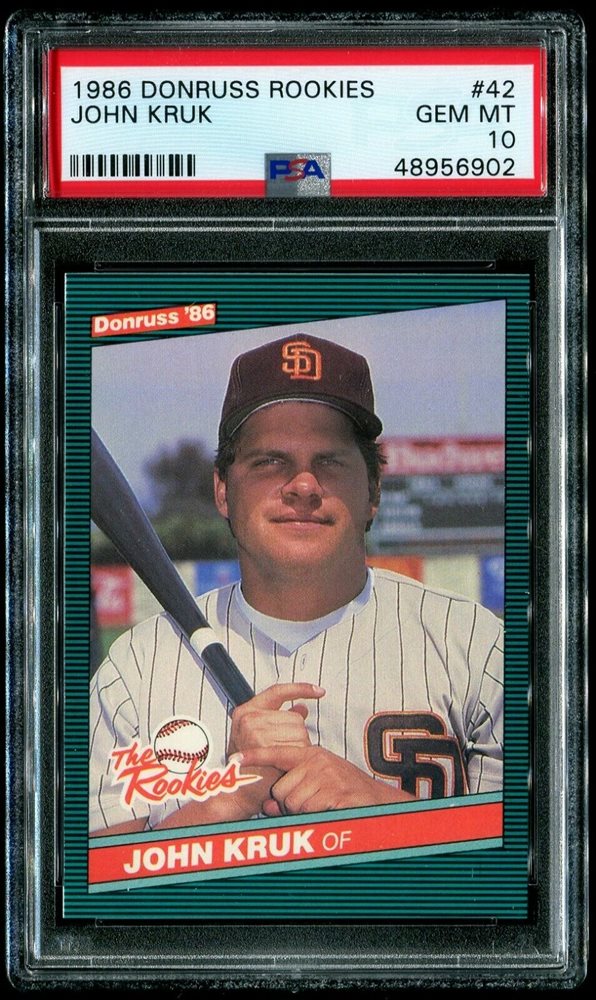 Auction Prices Realized Baseball Cards 1986 Donruss Rookies John Kruk