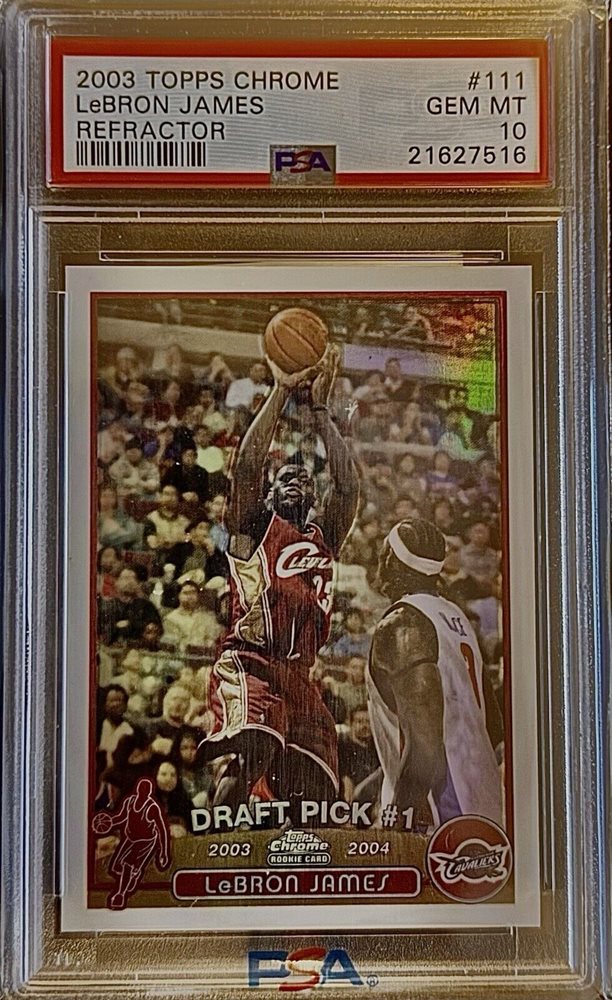 Lot De 8 Cartes Topps Chrome & Topps - LeBron James - Saison 2004-05 (2ème Année) - Neuf