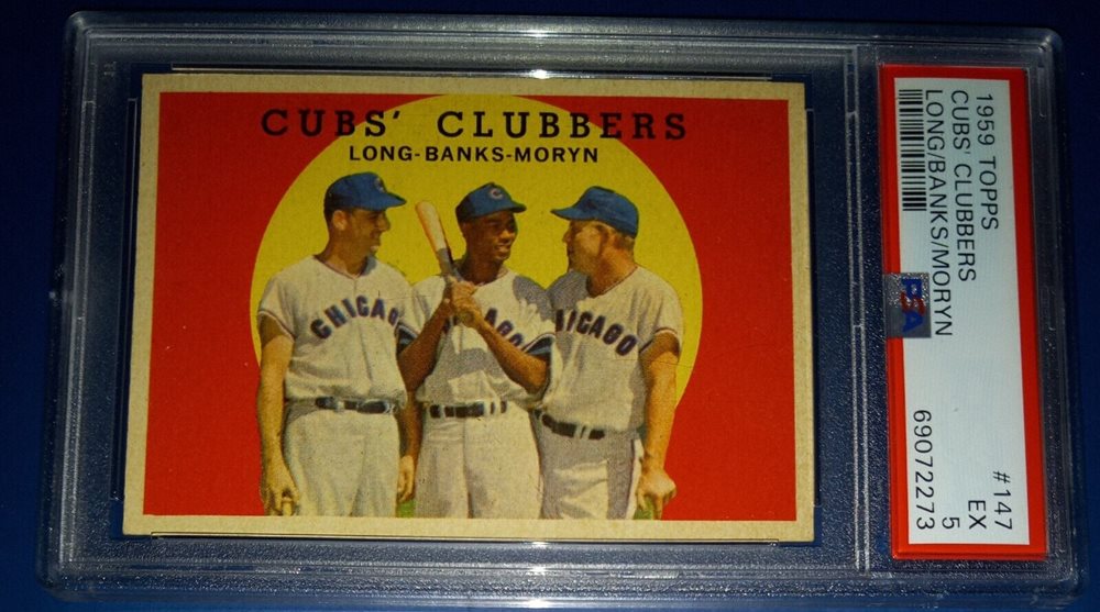1959年 TOPPS CUBS CLUBBERS #147 PSA 7 1959年 TOPPS CUBS CLUBBERS #147 PSA 7