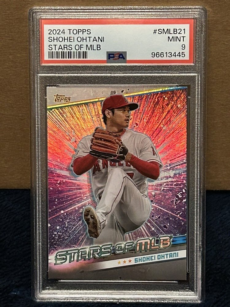 大谷翔平&B.ルース Moment of the Week #MOW1 PSA9 eBay Auction Item 296715196429 Baseball Cards 2024 Topps