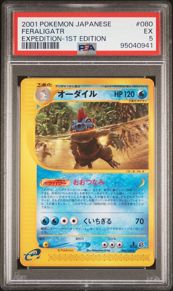 PSA6 バンギラス 2001年 eカードシリーズ Expedition 1st PSA6 バンギラス 2001年 eカードシリーズ Expedition 1st PSA8