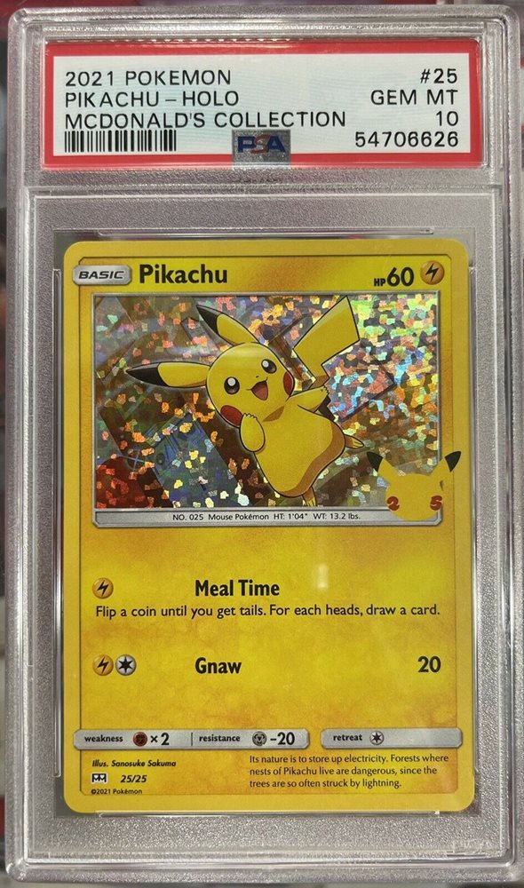 pikachu holo 25th anniversary price