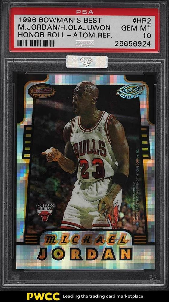 その他 PSA9 Bowman's Best Ref Michael Jordan 1996-97 Bowman's Best #80 Michael Jordan REFRACTOR PSA 9