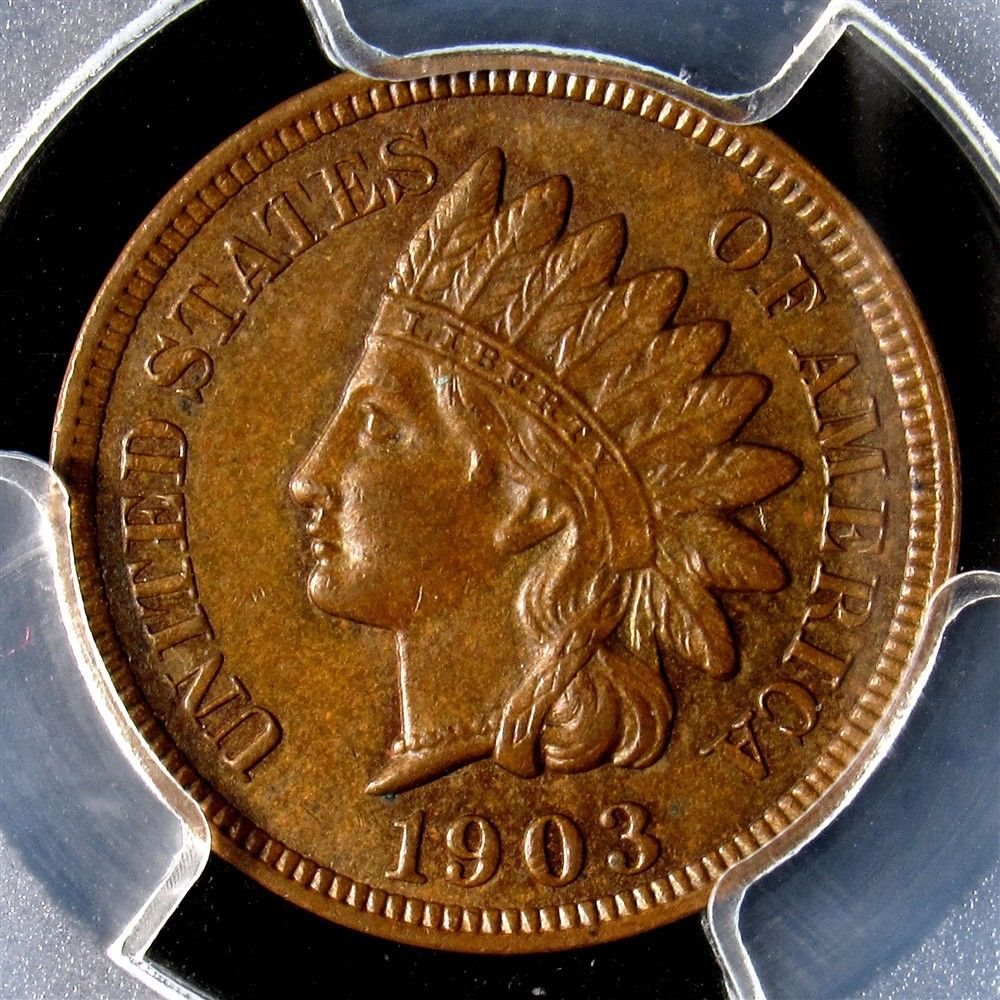 1899 Indian Head Cent Penny AU-About Uncirculated