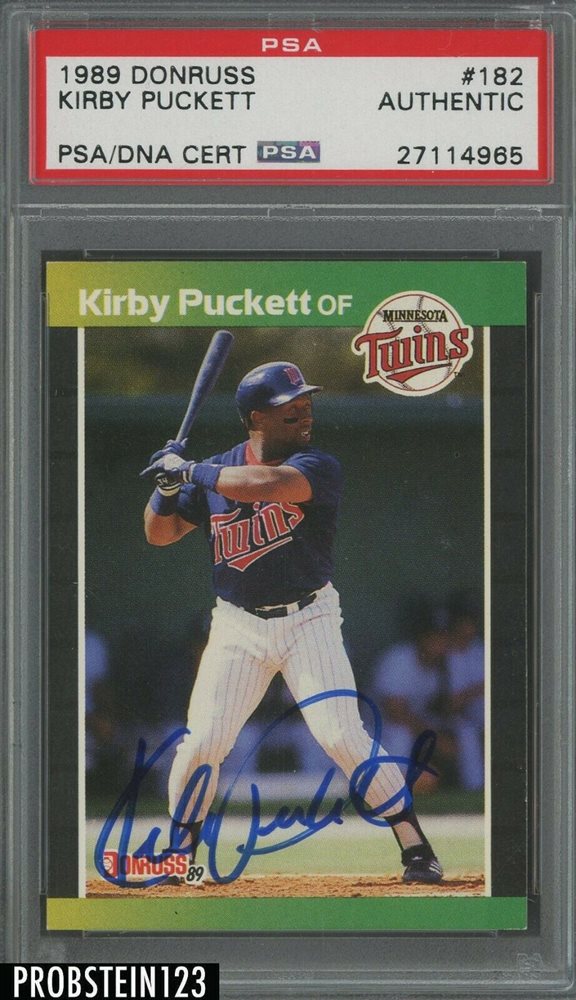 Auction Prices Realized Baseball Cards 1989 Donruss Kirby Puckett