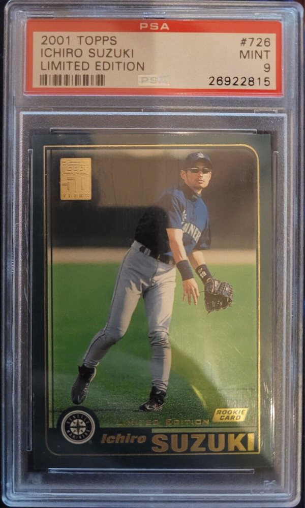 シングルカード MLB - ICHIRO 2001 FLEER LEGACY  Ichiro PSA 9 MLB - ICHIRO 2001 FLEER LEGACY Ichiro PSA 9 の通販 by りっぱ