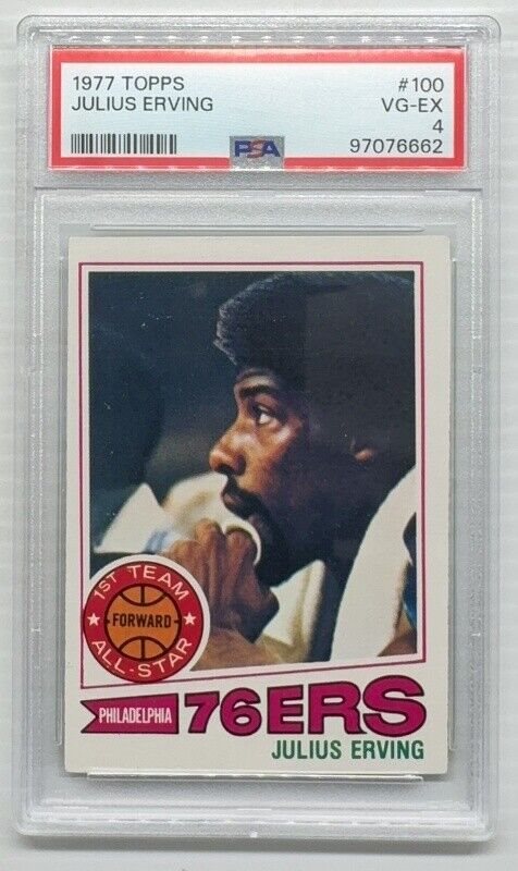 その他 PSA 6 - Julius Erving - 1977 Topps Auction Prices Realized Basketball Cards 1977 TOPPS Julius