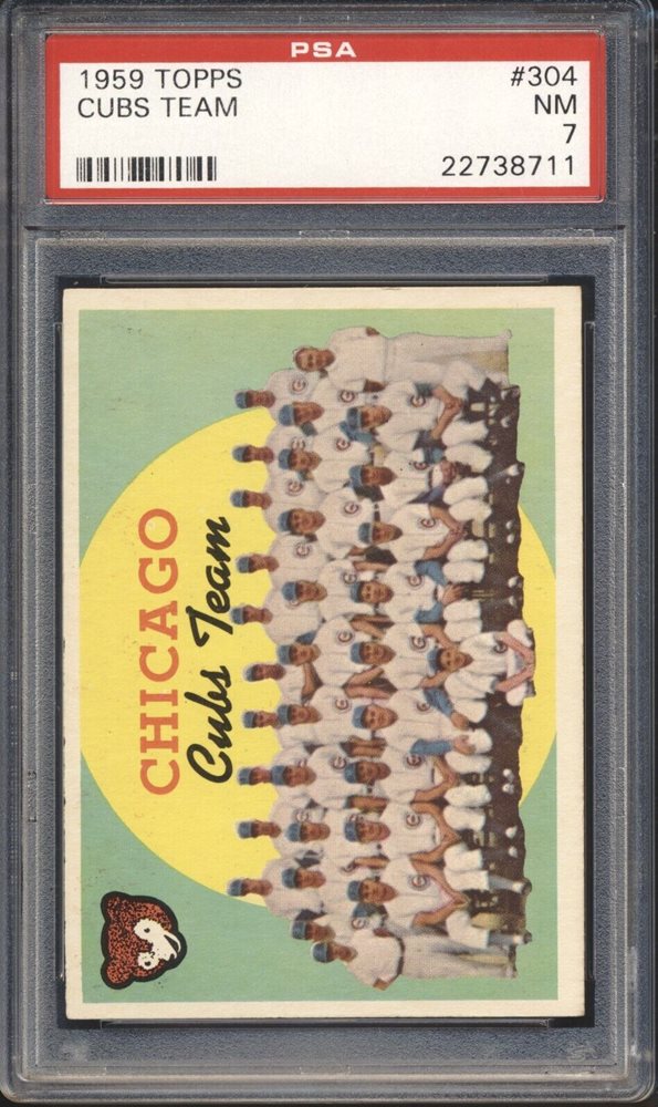 1959年 TOPPS CUBS CLUBBERS #147 PSA 7 1959年 TOPPS CUBS CLUBBERS #147 PSA 7 1959 TOPPS LONG/BANKS