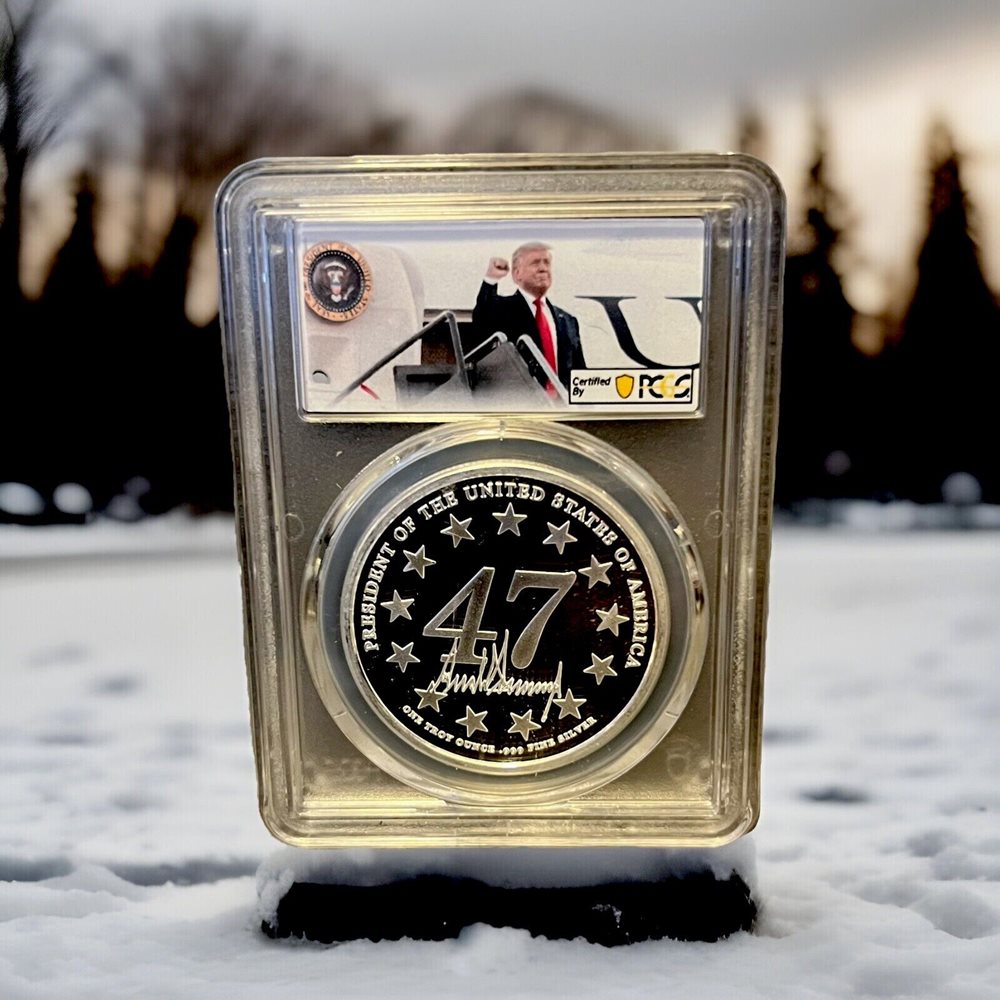 A（VIP価格）PCGS 3枚セット Official Donald Trump Victory 1oz Silver PCGS Gem Proof Medallion