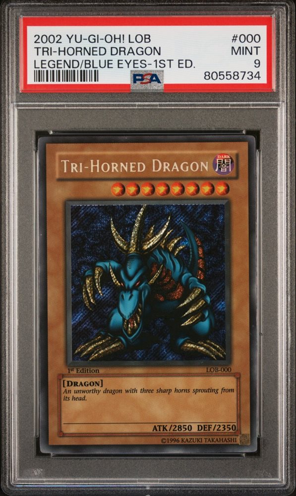 PSA9 LOB-000トライホーン・ドラゴンTri-Horned Dragon PSA9 LOB-000トライホーン・ドラゴンTri-Horned Dragon - メルカリ