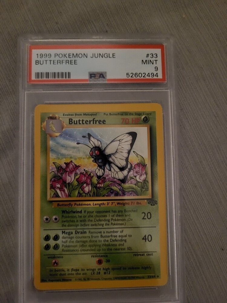1999 butterfree pokemon card Pokemon TCG Graded Card: 2009 Butterfree FB English CGC 9.5 – Vancity CJ  Trading Cards main image 1