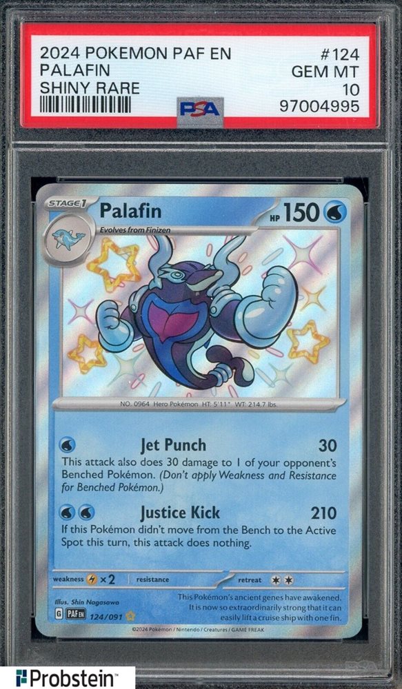 shiny palafin pokemon card Palafin - 225/091 Holo Ultra Rare