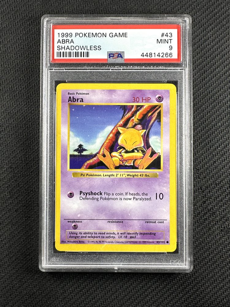 ポケモンカードゲーム Abra 1st edition shadow less Abra 043/102 Base Set (Shadowless) Regular for sale online