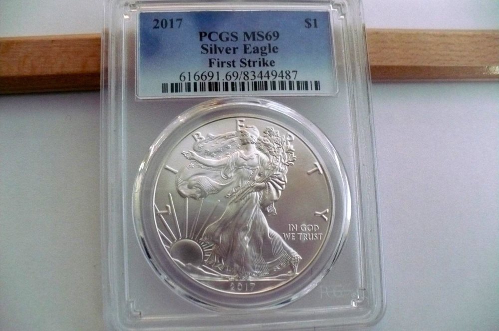 g*a様 2017年 ブリタニア 銀貨 PCGS MS69 Silver Eagle 2017 PCGS MS69 FIRST STRIKE Blue Label, MS69