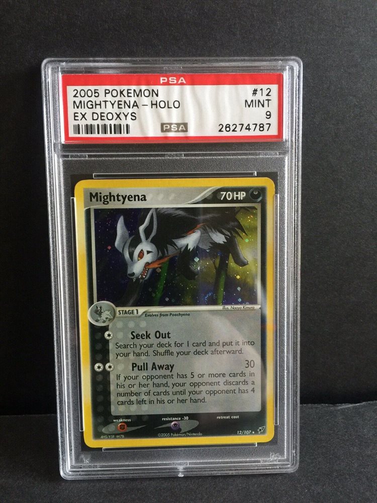 Auction Prices Realized Tcg Cards 2005 POKEMON EX DEOXYS Mightyena