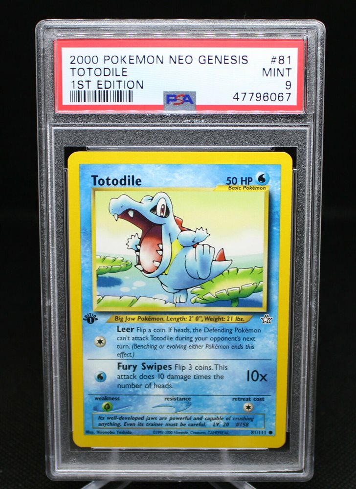Ebay Auction Item Tcg Cards 00 Pokemon Neo Genesis 1st Edition