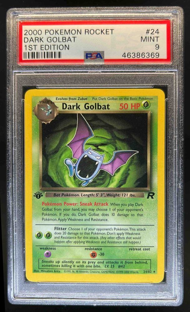 ポケモン Dark Golbat 50 HP Team Rocket PSA品質 Dark Golbat #42 Prices | Pokemon Japanese Rocket Gang