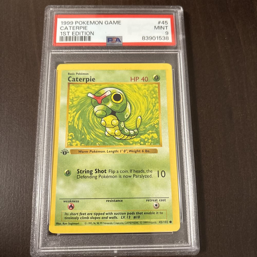 Auction Prices Realized Tcg Cards 1999 POKEMON GAME Caterpie