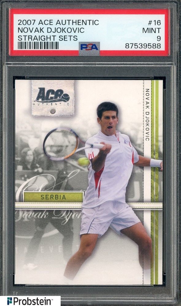 2007 レアPSA10‼️ルーキーカード　NOVAK DJOKOVIC RC Auction Prices Realized Misc Cards 2007 ACE AUTHENTIC