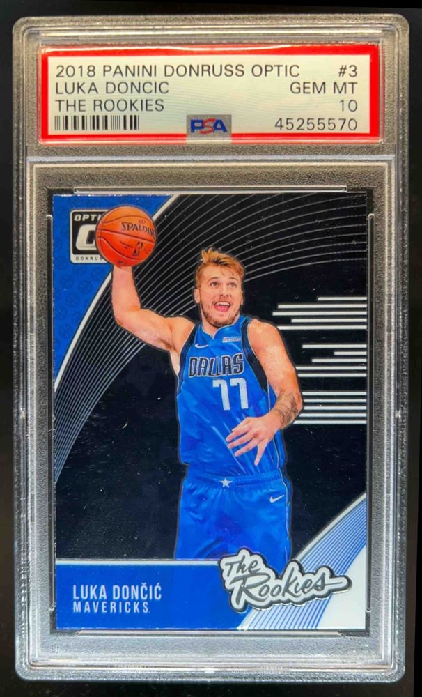 NBA カード Donruss Optic Luka Doncic PSA10 Amazon.com: Luka Doncic 2019 Panini Donruss Optic Basketball
