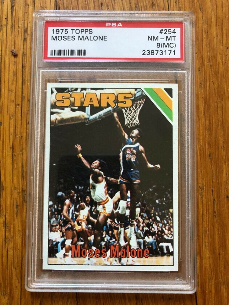 Auction Prices Realized Basketball Cards 1975 Topps Moses Malone
