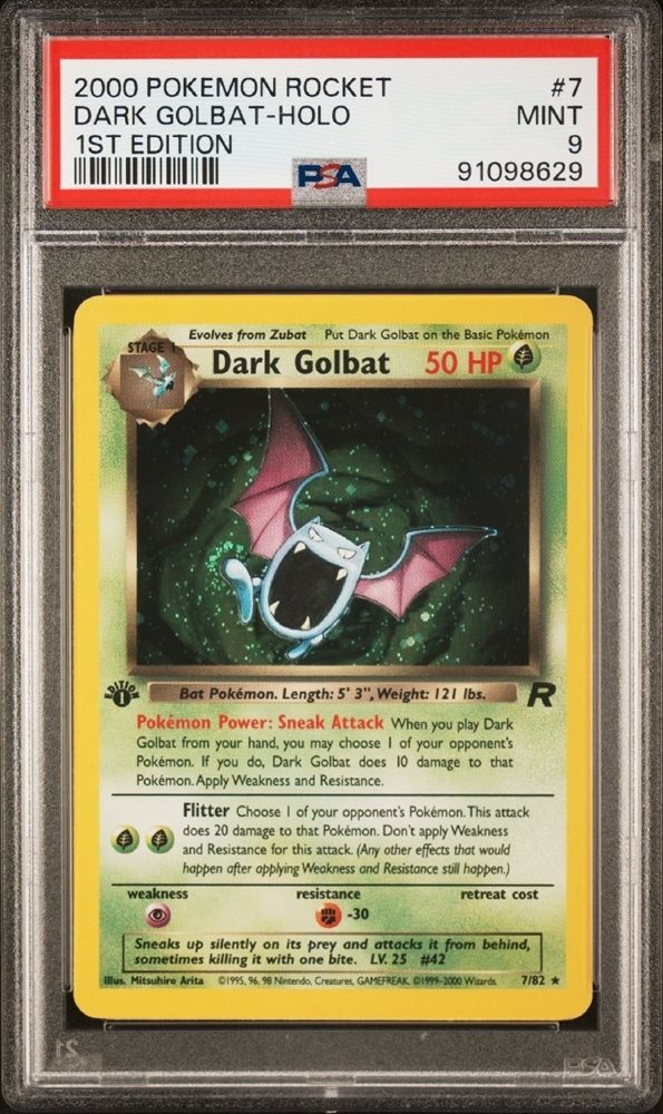 ポケモン Dark Golbat 50 HP Team Rocket PSA品質 Dark Golbat [1st Edition] #7 Prices | Pokemon Team Rocket