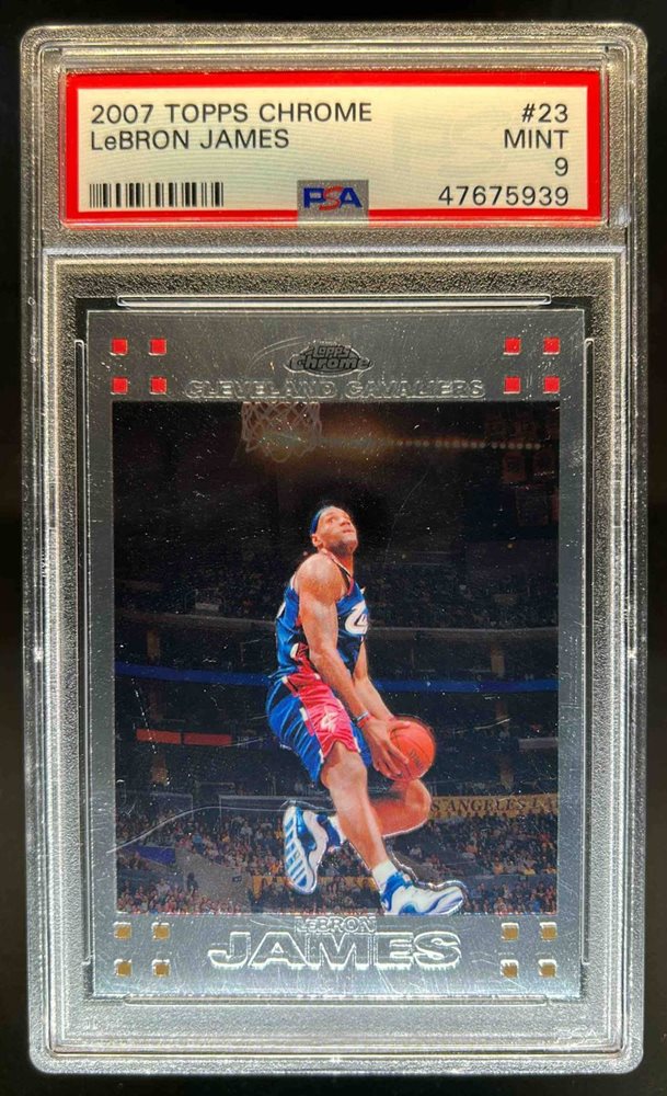 NBA カード Lebron James Topps Chrome PSA9 2024-25 Topps Chrome LeBron James #22 Chrome Green Topps