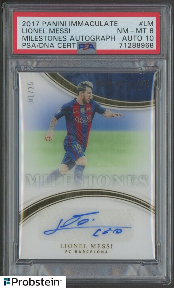 新春セール！ メッシ panini immaculate ジャージーカード メッシ panini immaculate トリプルジャージーカード