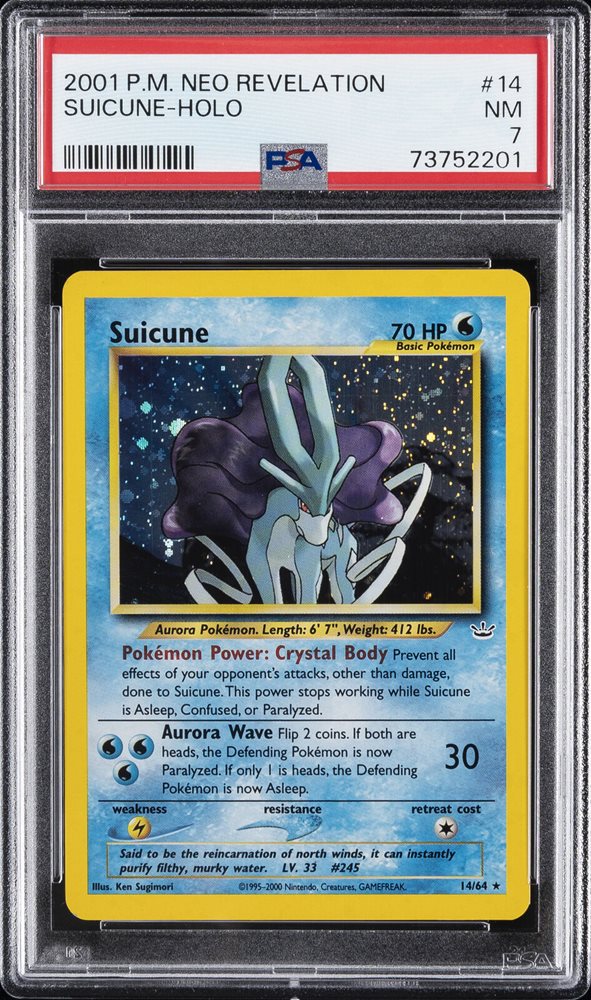 Suicune, Neo Revelation 14/64, ポケモンカード Pokemon Suicune Double Holo Rare - 14/64 Neo Revelation | eBay