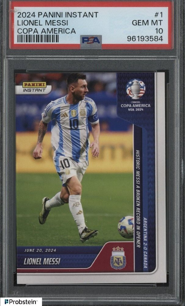 2024 PANINI COPA AMERICA アルゼンチン代表 メッシ Messi 直筆サイン