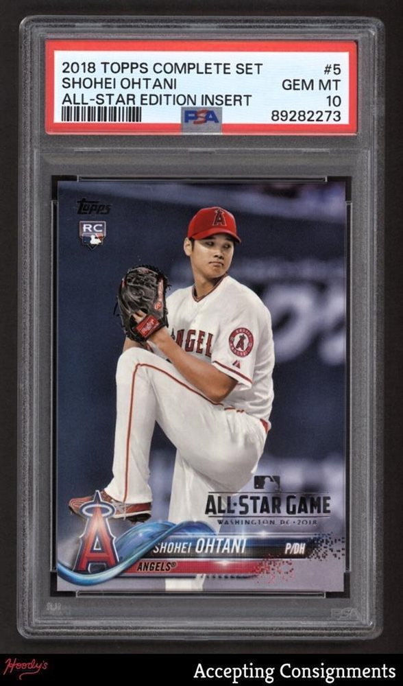 2018 Shohei Ohtani Topps Complete Set All Star Edition
