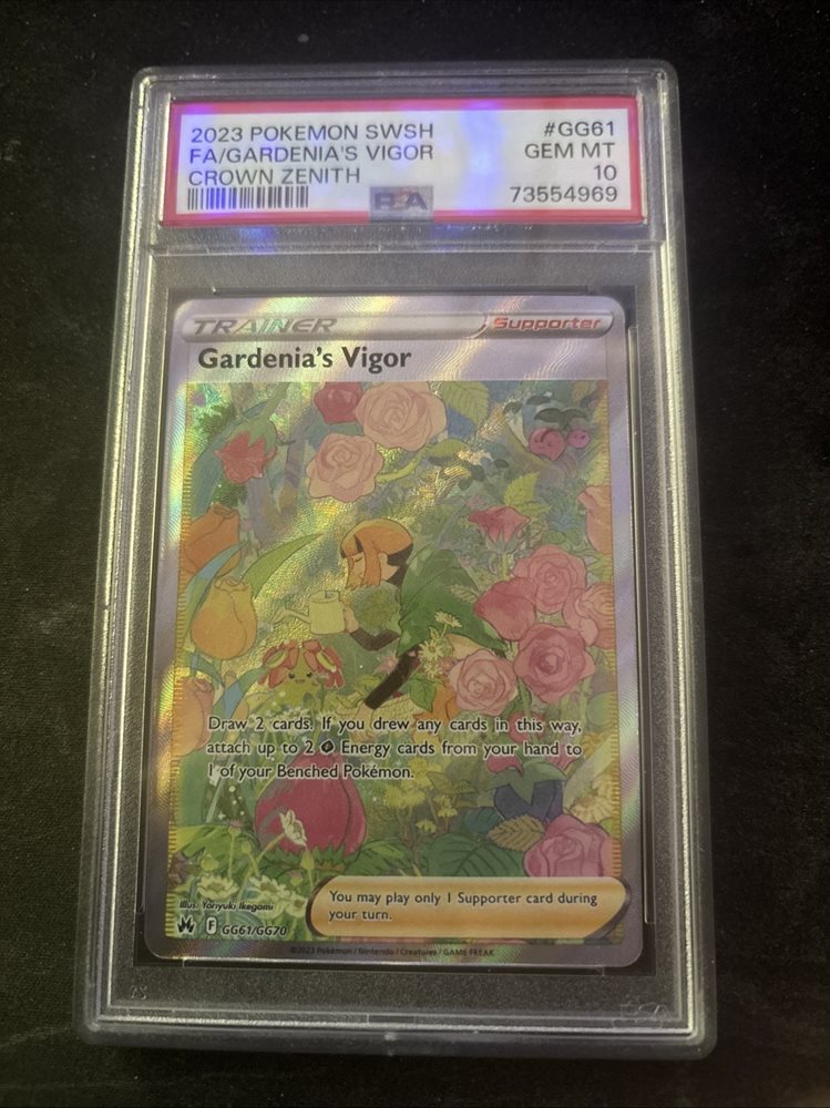 Gardenia’s Vigor SR psa10 PSA 10 Gardenia's Vigor SR Pokemon Japanese Full Art 078/067
