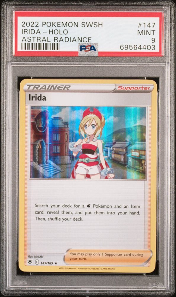 Auction Prices Realized Tcg Cards 2022 POKEMON SWORD & SHIELD ASTRAL  RADIANCE Irida-Holo