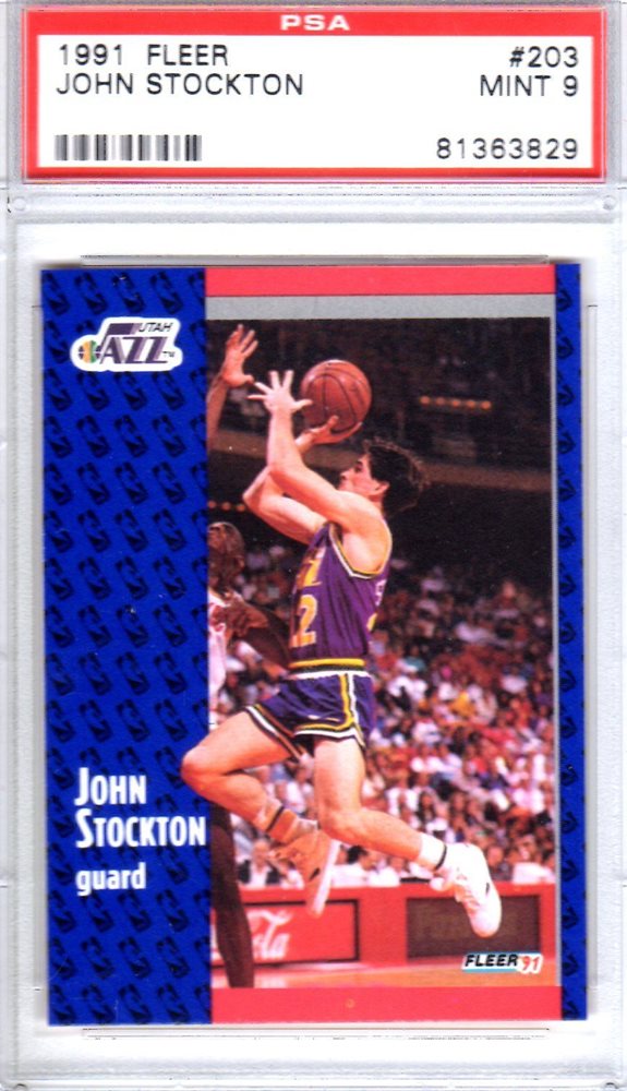 auction prices realized basketball cards 1991 fleer john