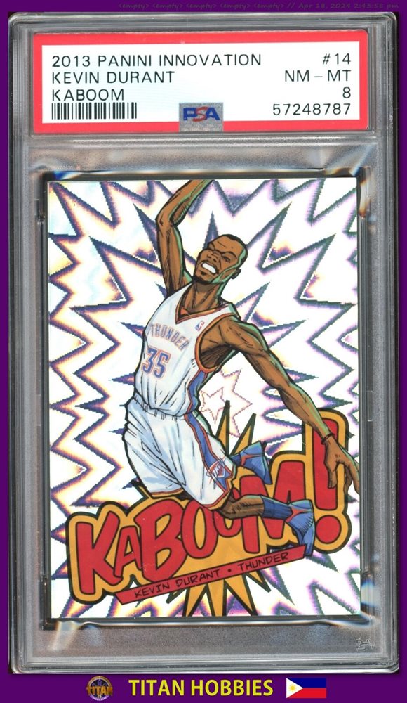 Panini KABOOM カブーン Kevin Durant KD カード Kevin Durant 2021 Crown Royale #6 Kaboom! /(SSP) Price Guide