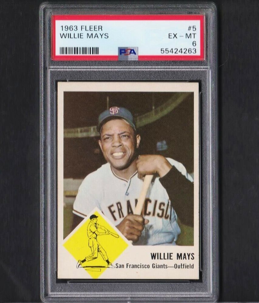 Auction Prices Realized Baseball Cards 1963 Fleer Willie Mays