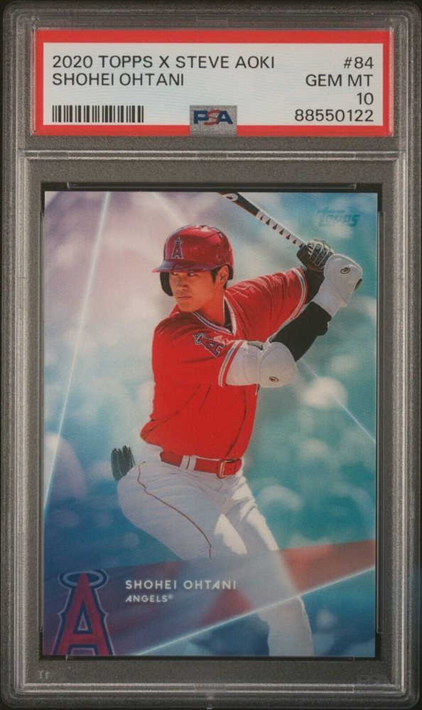 2020topps × steve aoki #84 shohei ohtani 2020 Topps X Steve Aoki