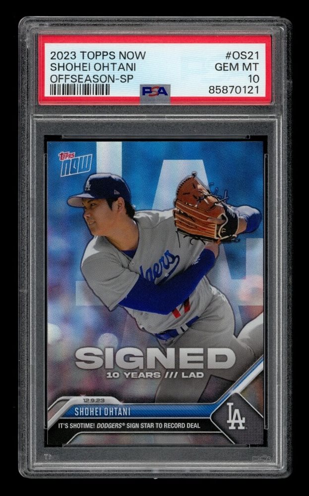 PSA10 2023 TOPPS NOW S.OHTANI/B.RUTH 大谷翔平/ベーブルース Auction