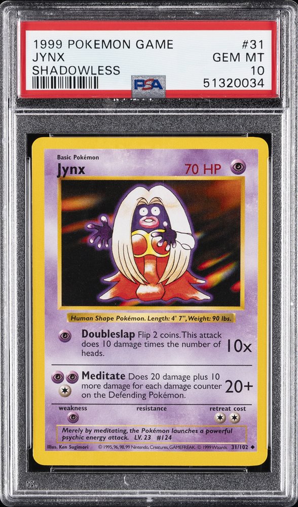 Jynx 英語版 1st edition shadow less Pokémon TCG - Jynx - 31/102 - 1st Edition Shadowless - Base