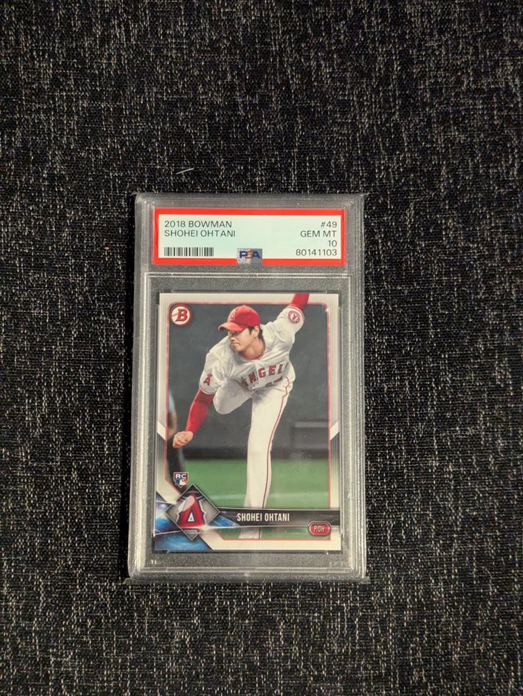 ◇BGS:7 NEAR MINT【#17 S. OHTANI RC 】2018 Bowman Rookie Card #49 