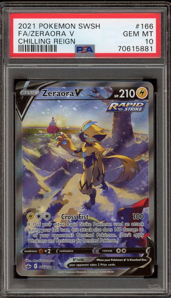 ゼラオラV SA PSA10 Auction Prices Realized Tcg Cards 2021 POKEMON SWORD
