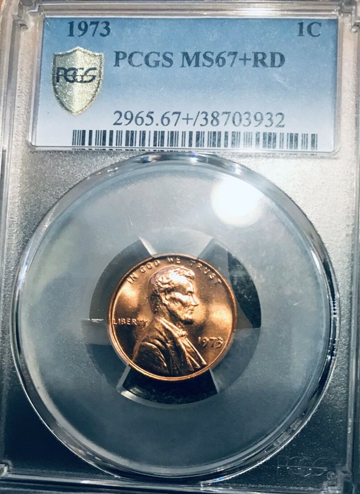 1973 67+ RD PCGS Lincoln Cent, MS67+RD - PCGS Auction Prices