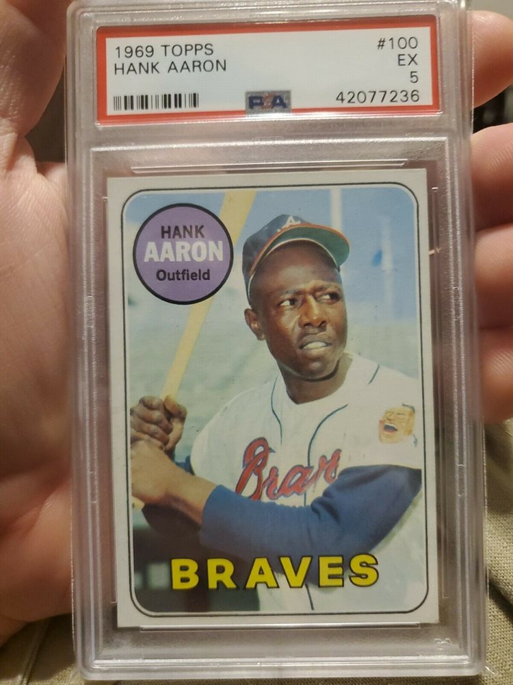Auction Prices Realized Baseball Cards 1969 Topps Hank Aaron