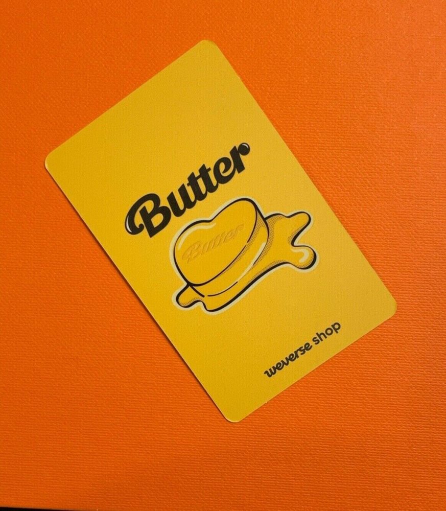 BTS BUTTER Album Weverse Preorder Benefit RM Photocar
