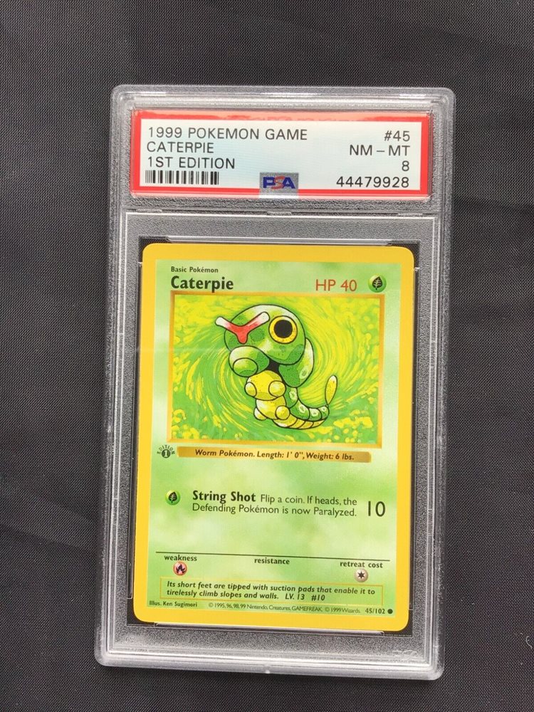 Auction Prices Realized Tcg Cards 1999 POKEMON GAME Caterpie